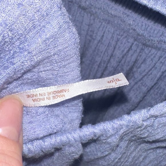 Free People Lilac Off the Shoulder Blouse, size S - Picture 4 of 4